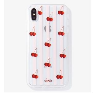 Sonix Cherry Stripe iPhone XS MAX case